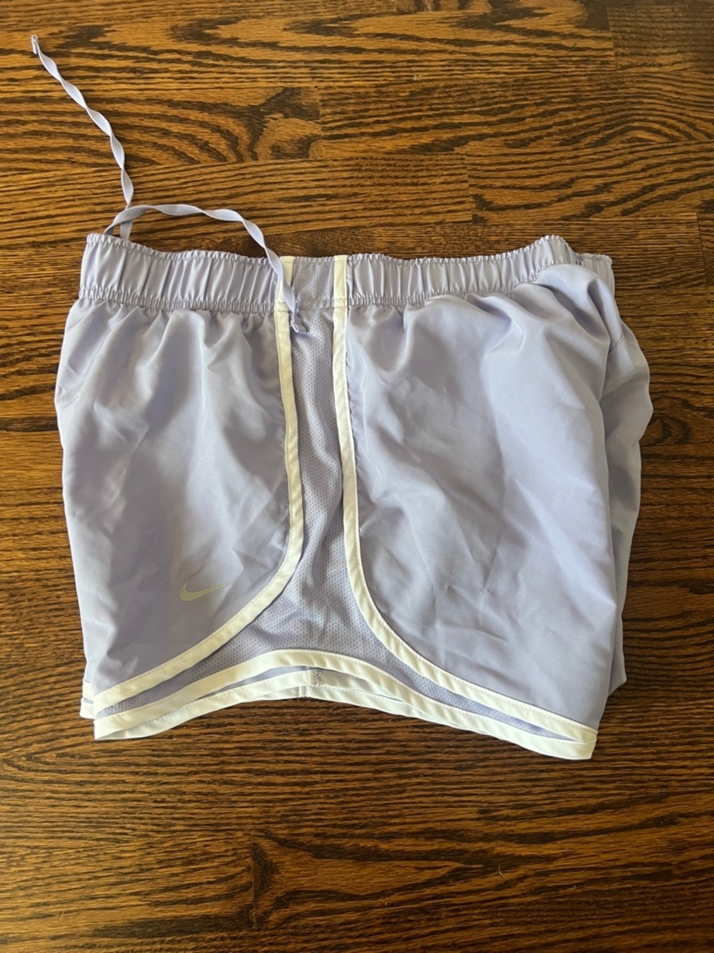 Like🆕NIKE Lavender Women's Athletic Shorts with White Trim - Picture 7 of 12